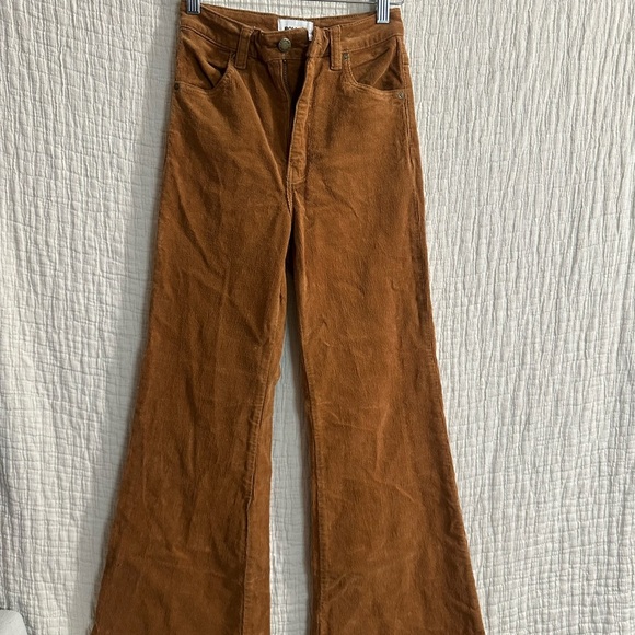 Rolla's Rollas WOMENS EASTCOAST FLARE TAN CORD sz 26 - Picture 6 of 10